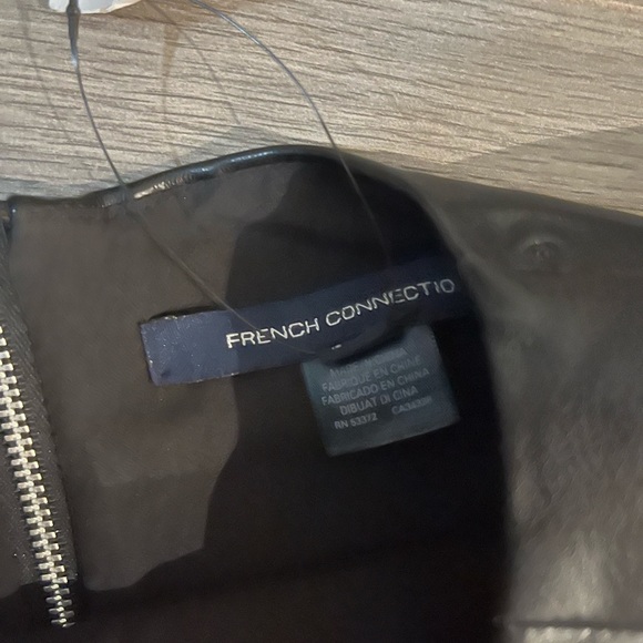 French Connections - pleather dress with side cut outs - Picture 2 of 4
